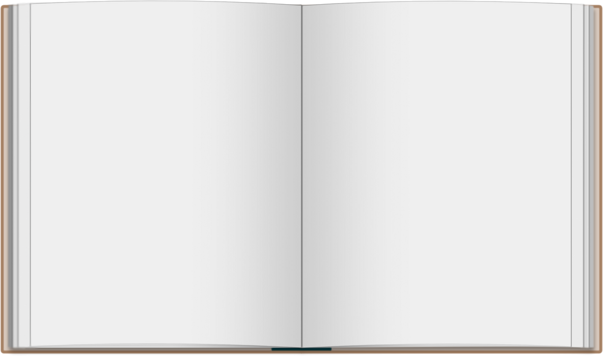 Open Blank Book Illustration